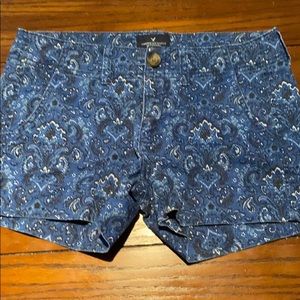 Women’s paisley shorts